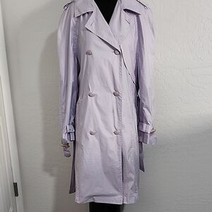 Escada Purple Trench Coat Modern Design